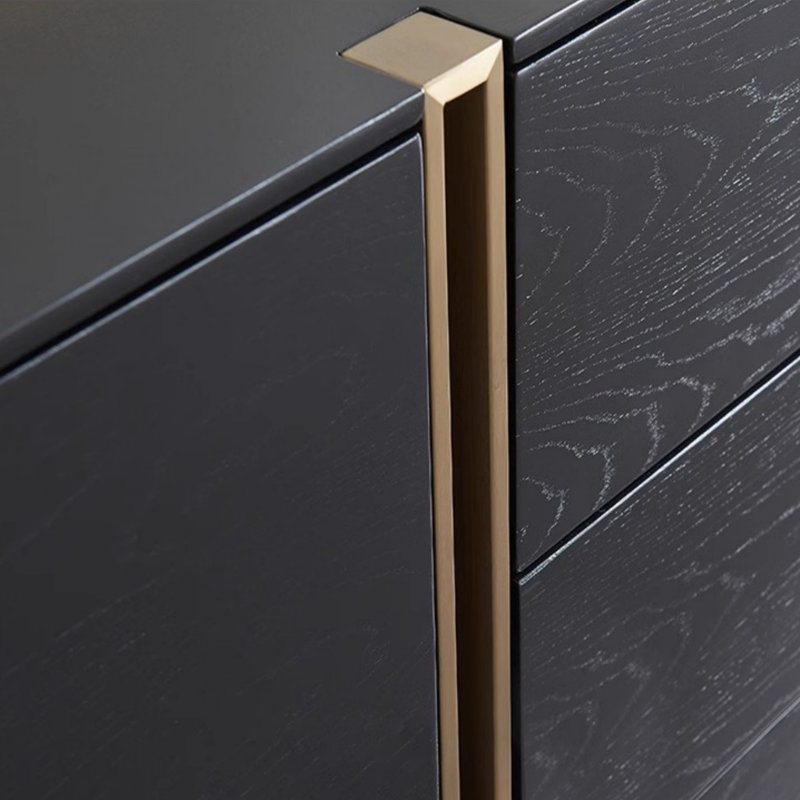 Buffet simple luxueux et léger de style italien, H 35,43 po x l 62,99 po x P 15,75 po