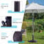 Agustina 13.5kg Free Standing Umbrella Base