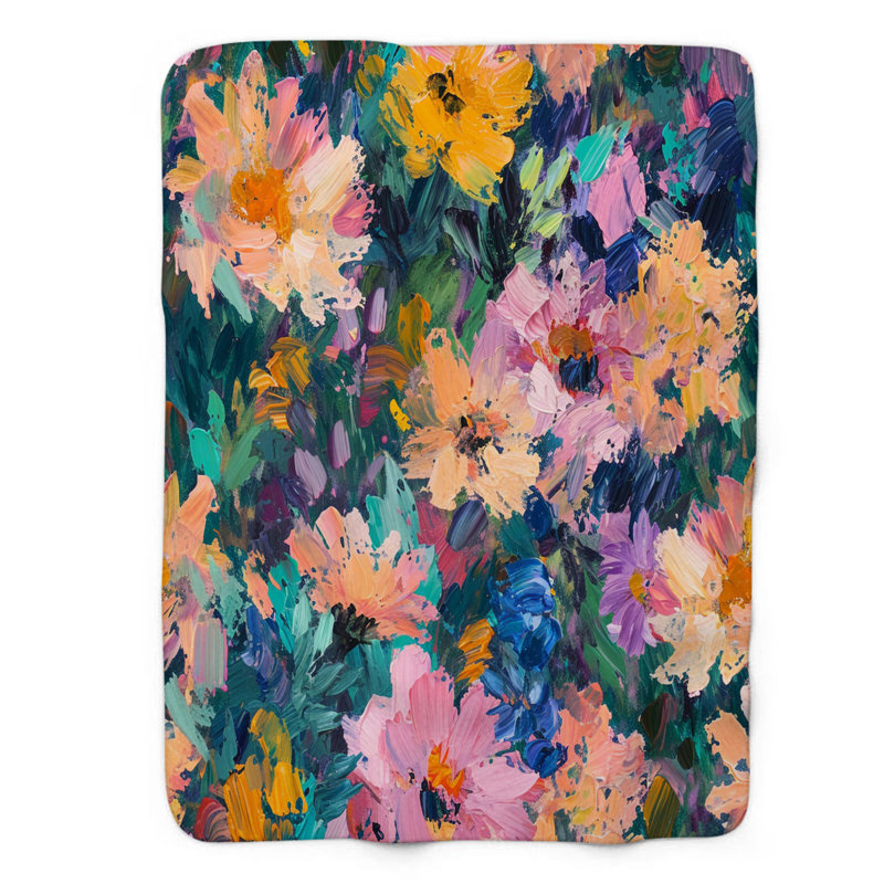 Jeté Petal Palette - 1 pièce, Grand lit