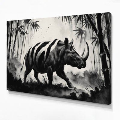 Faune, Tapir gris, art mural sur toile