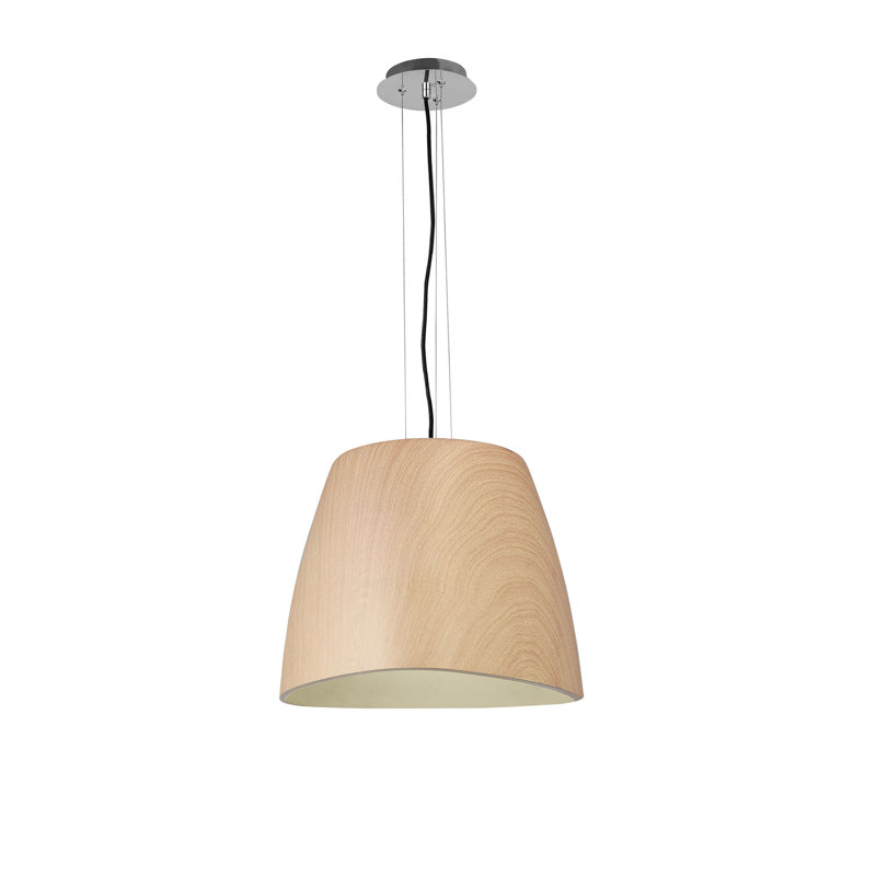 Phaedra 1 - Light Dome Pendant, Beech