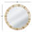 Brenham Solid Wood Round Wall Mirror