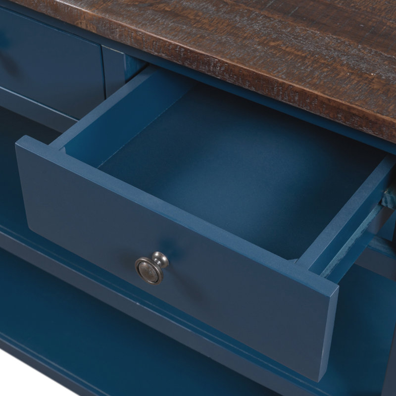 Console 48,82 po Elengi, Bleu