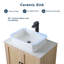 Ensemble de meuble-lavabo simple 30 po Oak