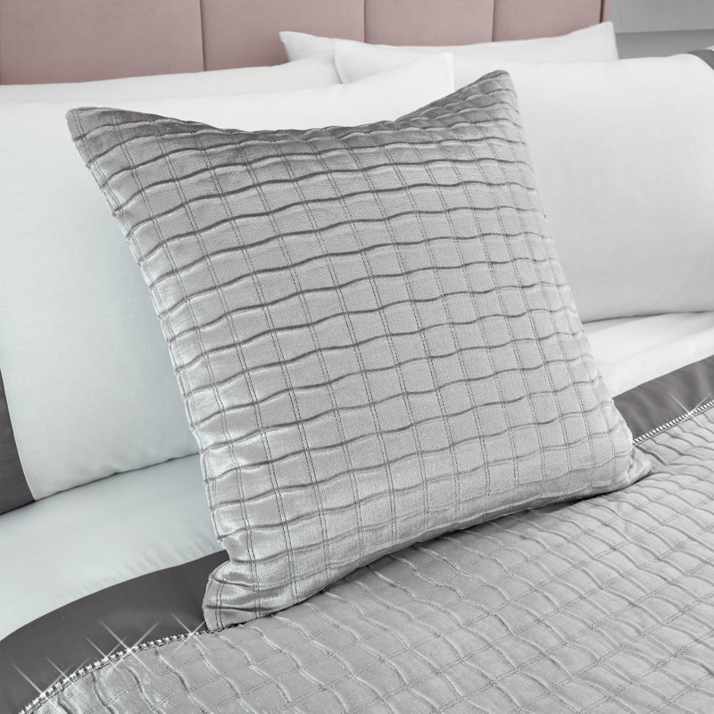 Shimmer Crushed Velvet Pinsonic Cushion