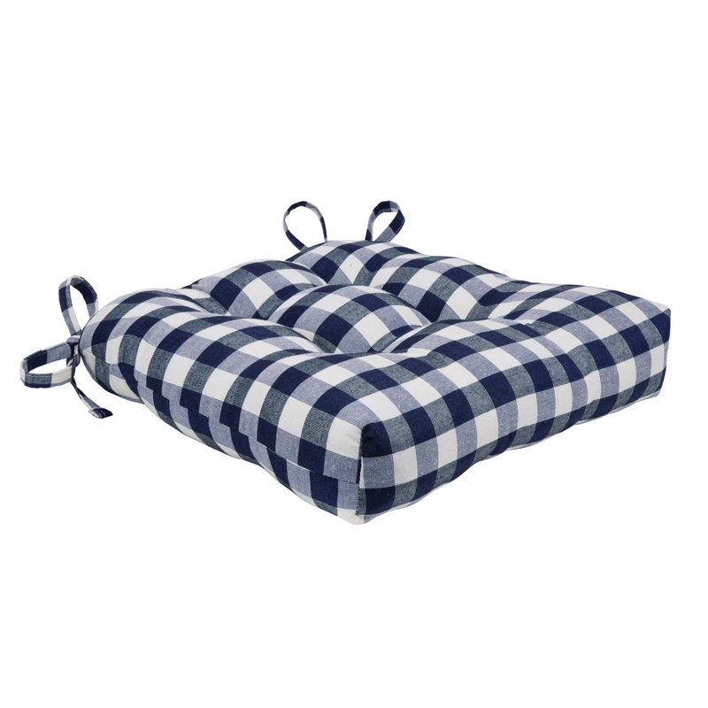 Coussin de chaise de salle à manger d’intérieur Buffalo, Marine