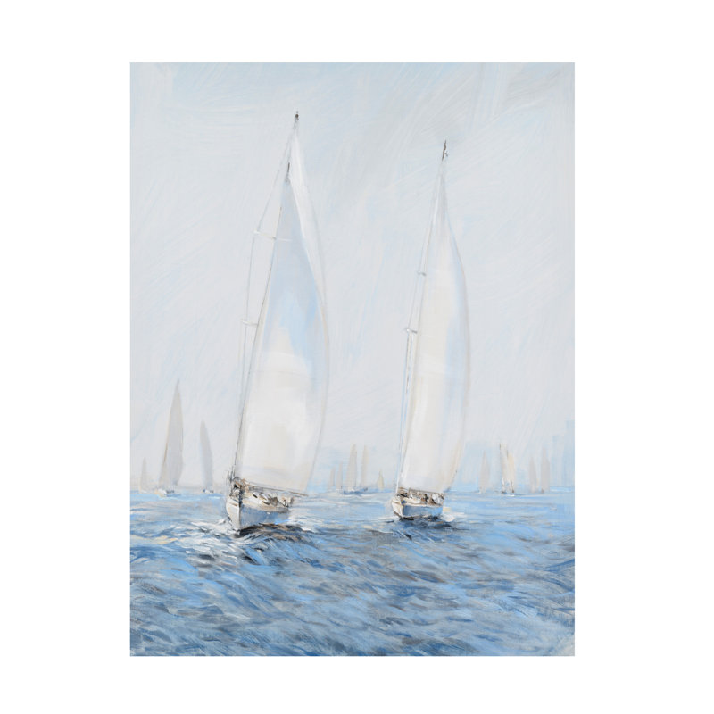 Art sur toile Tim O'Toole «Sailing Upwind II», H 24 po x l 18 po x P 2 po