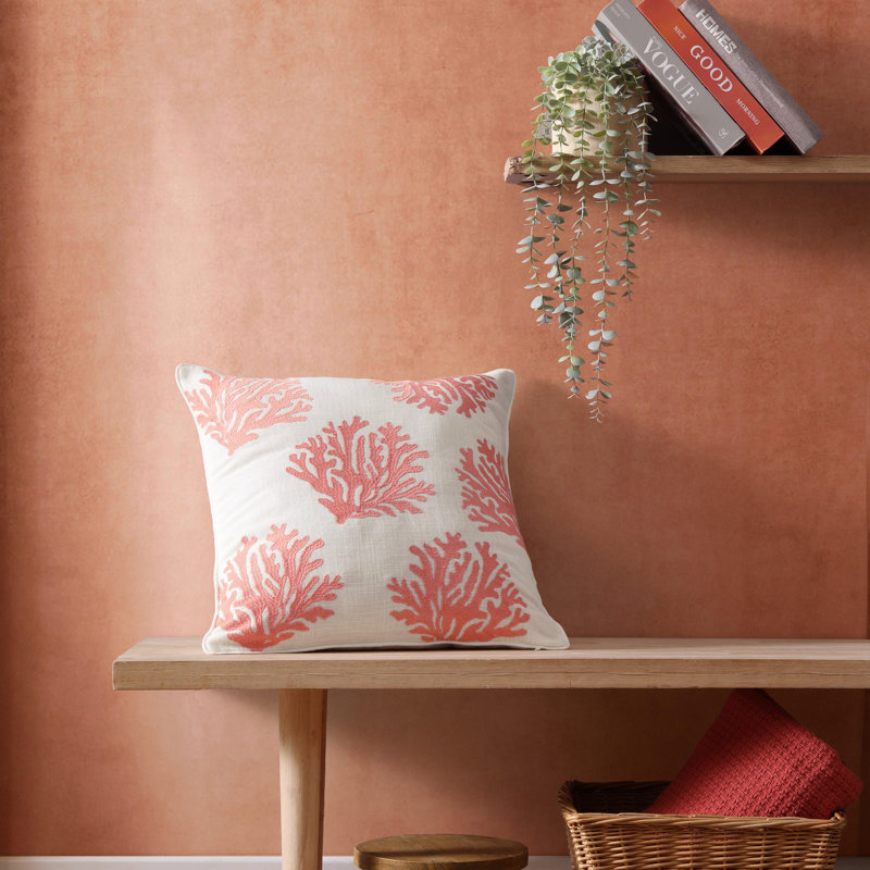 Coral Island Throw Pillow