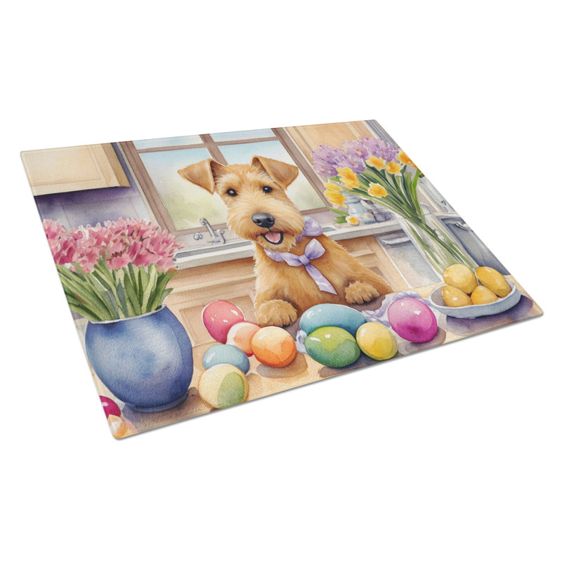Planche à découper en verre Decorating Lakeland Terrier