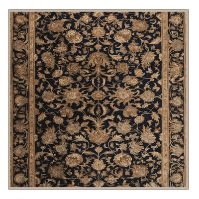 Machine Washable French Brown Area Rug