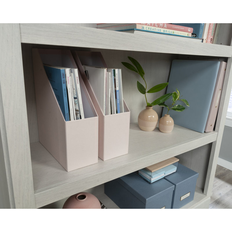 Zaelee Storage Bookcase, Glacier Oak