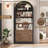 69.7"H Arched Bookcase With 2 Drawers