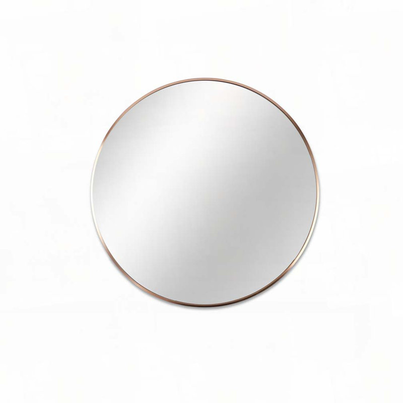 Miroir mural 39 po, Doré, 39 po x 39 po