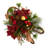 Christmas Sleigh Poinsettia Arrangement