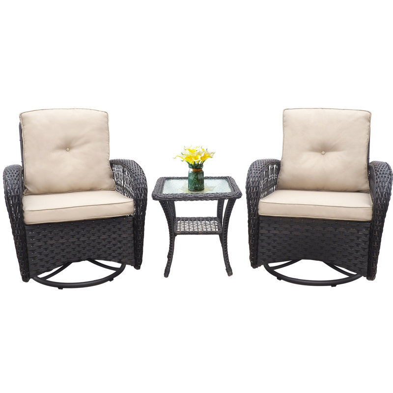 Chaise berçante Lynnwood, Brun