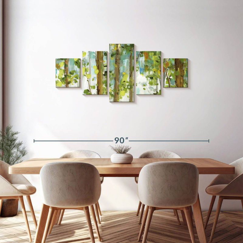 Forest Study II, 30" H x 68" W