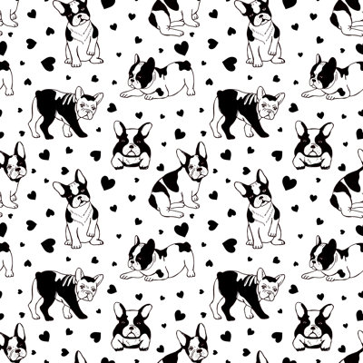 Deshai " French Bulldog Seamless "