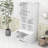 Keavin Wood Freestanding Bathroom Storage Cabinet with Adjustable Shelves and Multi-Layer Open Shelves-2079032912