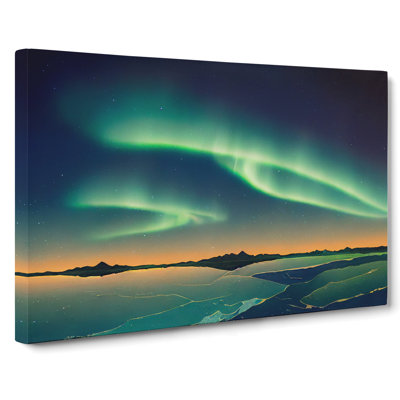 Unbelievable Northern Lights - Wrapped Canvas