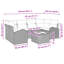 234cm Wide Patio Sofa with Cushions