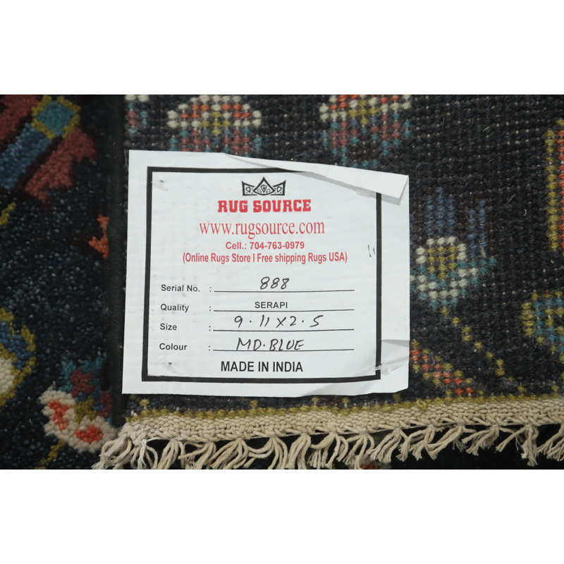 Handmade Traditional Ziegler Wool Runner Rug 2x10