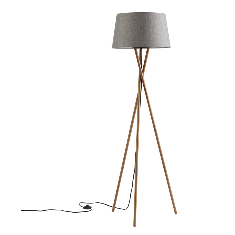 Lampe trépied 61 po Dejong, Anthracite