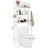 Ebern Designs Over the Toilet Storage 3-Tier Freestanding Bathroom Organizer Shelf w/ 2 Hanging Hook-1802794023