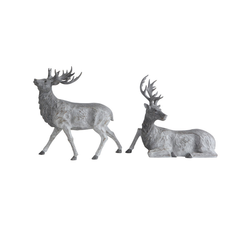 Figurine de cerf en résine
