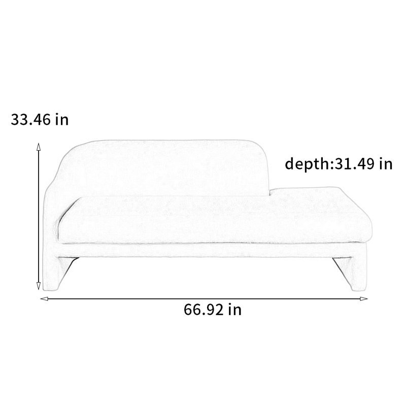 Chaise en bouleau massif exquis, Accoudoir à gauche (vu de face)