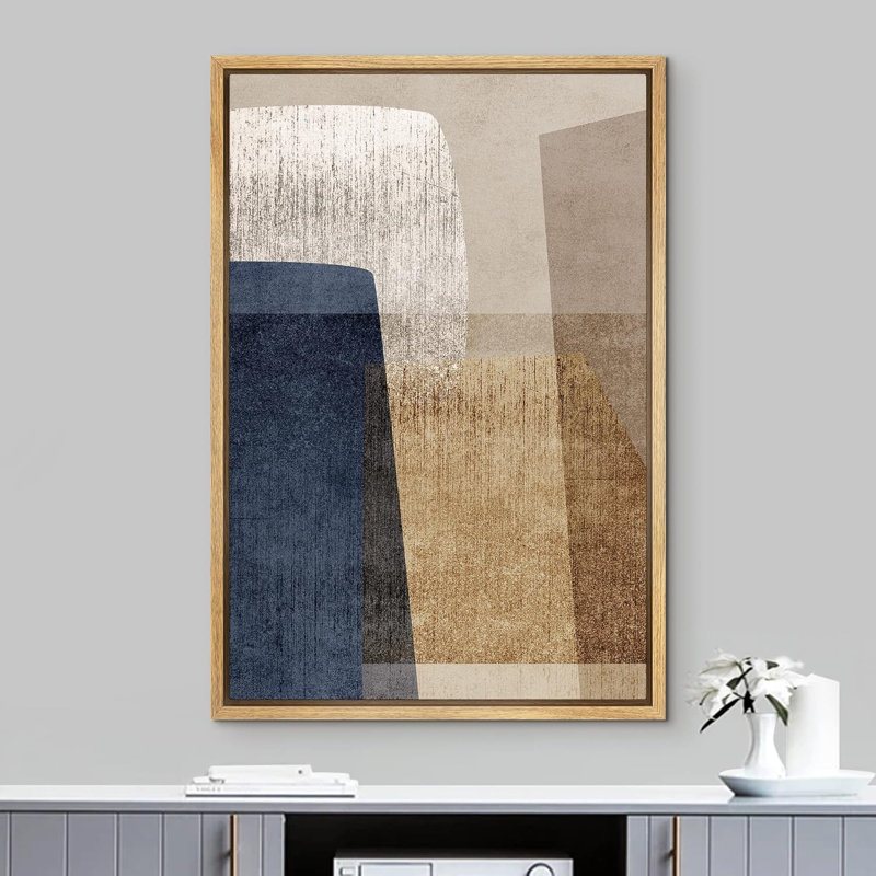 Mid-Century, H 24 po x l 16 po, Naturel