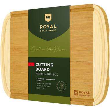 Farberware Cutting Board, Bamboo, Nonslip - 1 ea