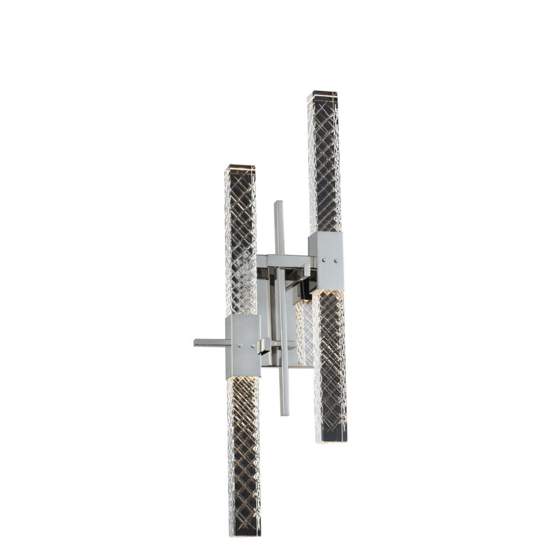 Applique murale Apollo 2 LT chrome / transparent Allegri