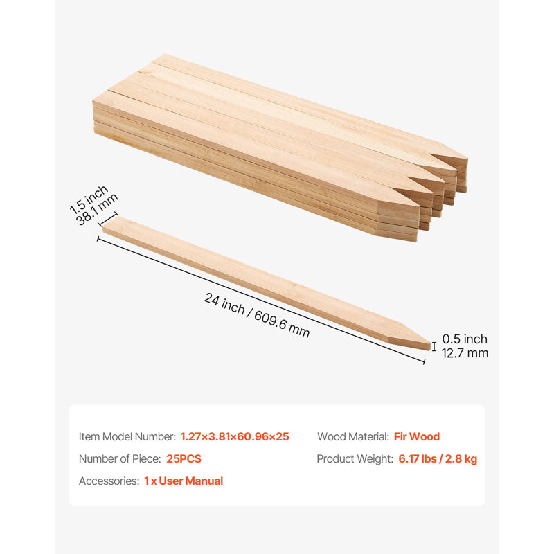 Fence Panels Fencing, 61cm H x 3.8cm W x 1.3cm D