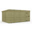Total Sheds 15ft x 10ft Pent Garden Shed - Single Door - No Windows - Pressure Treated Timber - UK Manufactured