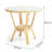 Chetana Glynda Round 37.5'' Dining Set-1157753536-1157753564