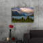 «Glacier Rainbow - Glacier National Park» par Darren White, art mural en verre acrylique-890005147