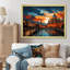 Popart Rome Cityscape, reproduction d'art sur toile-779849943-779612988