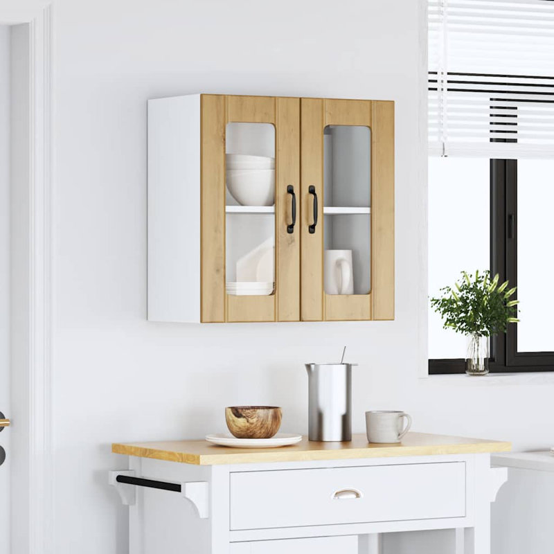 Armoire murale vidaXL, Chêne artisanal, H 23,62 po x l 23,62 po x P 12,20 po