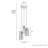 Gablecrest 3 Light Rectangle Cluster Pendant-69880546