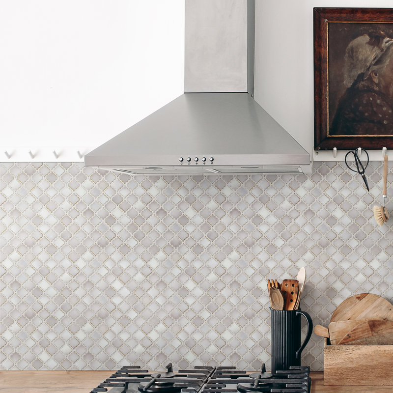 Hudson Tangier 2" x 2" Porcelain Grid Mosaic Wall & Floor Tile, Dove
