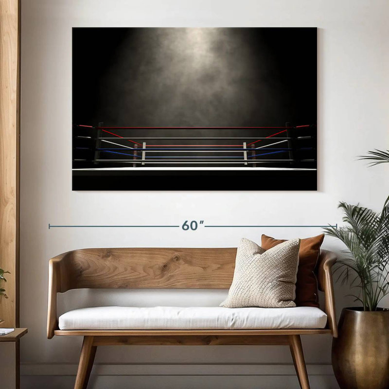 Sireci Dark Boxing Ring, 34" H x 51" W