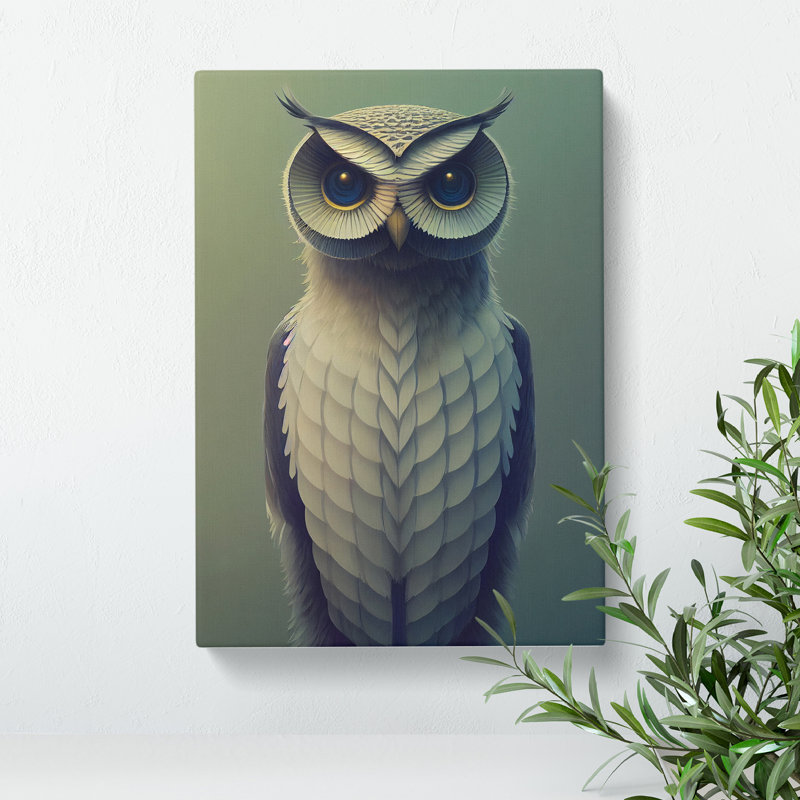 Incredible Owl - Wrapped Canvas, 50cm H x 35cm W x 3cm D