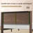 Dezera Solid Wood Platform Bed With 48.6'' Headboard-698257390-698257388