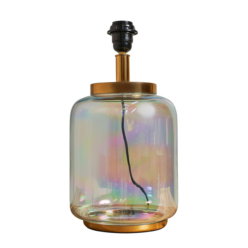 Neven 33Cm Clear/Gold Table Lamp Base