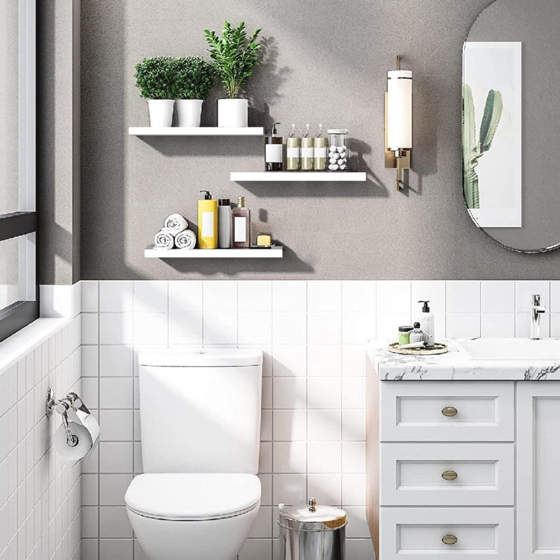 Quitin 3 Piece Floating Shelf