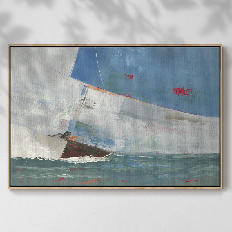 Blues Baby, reproduction d'art sur toile, Toile naturelle avec cadre flottant, H 37 po x l 25 po x P 2 po