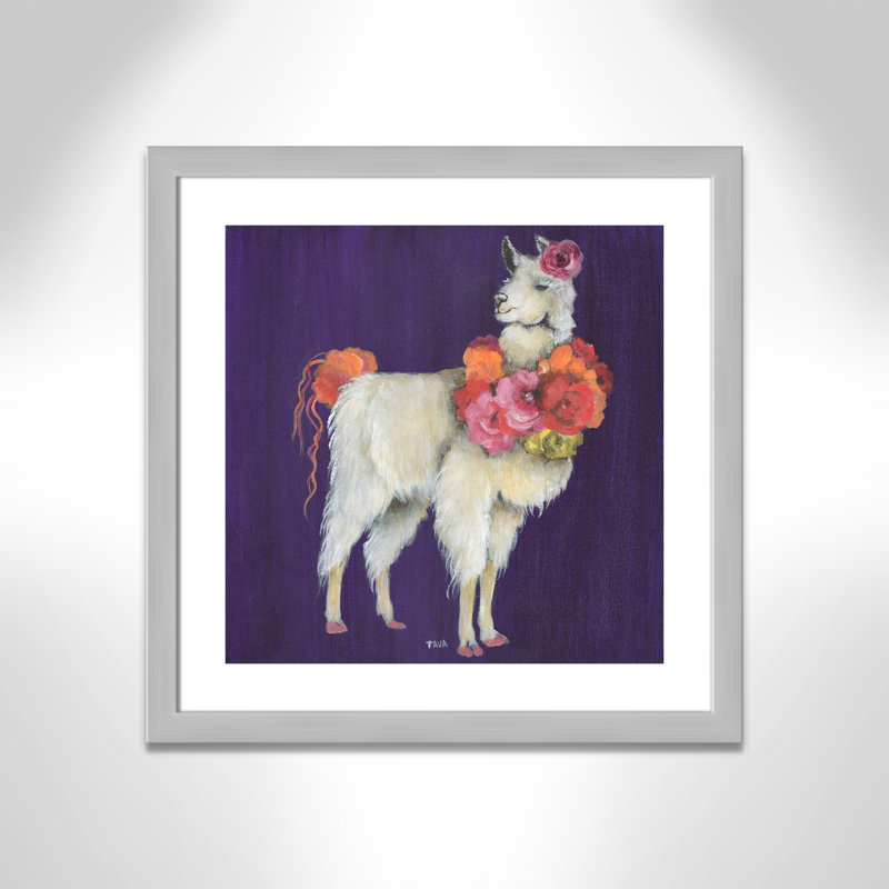 Art sur toile little, H 24,5 po x l 24,5 po x P 0,625 po, Cadre argenté