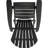 Wood Rustic Seat - Dark Gray, Foldable For Outdoor Area Chair With Element-700417761