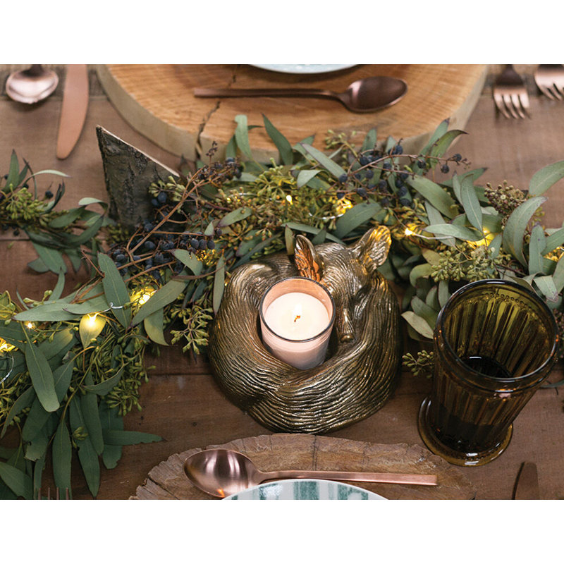 Sleepy Fox Votive