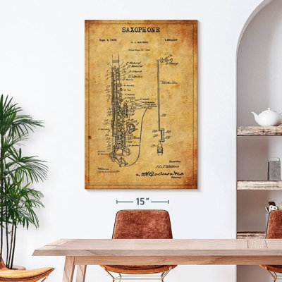 " Saxophone Patent " by Patent Hunter